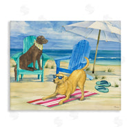 Paul Brent | Dogs on Beach Towel