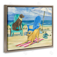 Paul Brent | Dogs on Beach Towel