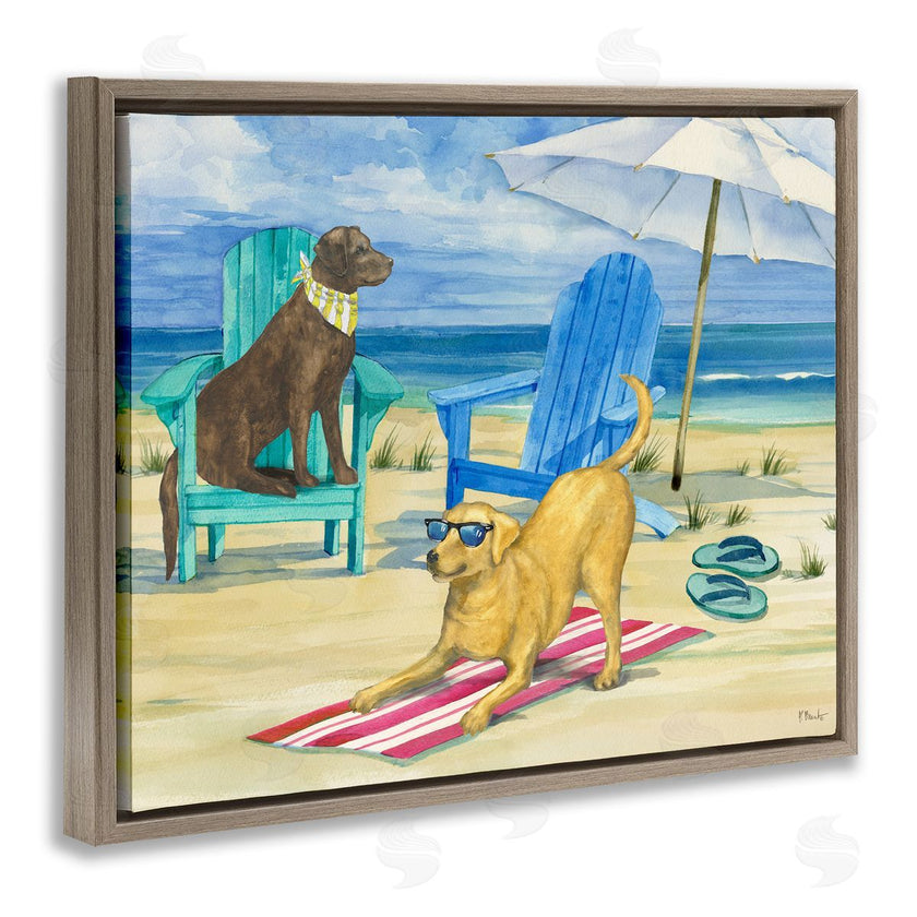 Paul Brent | Dogs on Beach Towel