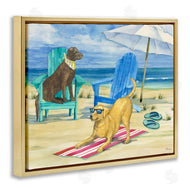Paul Brent | Dogs on Beach Towel