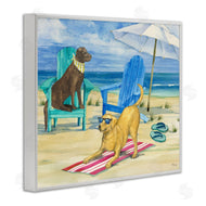 Paul Brent | Dogs on Beach Towel