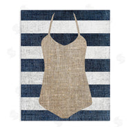 Stupell Studio | Swimsuit on Stripes
