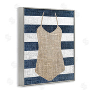 Stupell Studio | Swimsuit on Stripes