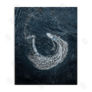 Stupell Studio | Boat Circling Water