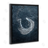 Stupell Studio | Boat Circling Water