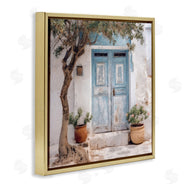 RileyB | Tree and Blue Doorway