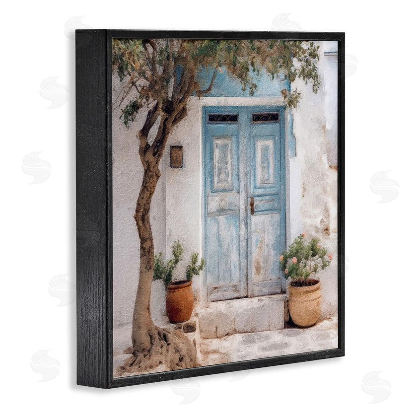RileyB | Tree and Blue Doorway