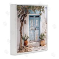 RileyB | Tree and Blue Doorway