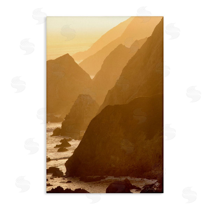 Dennis Frates | Rocky Cliffs by Beach