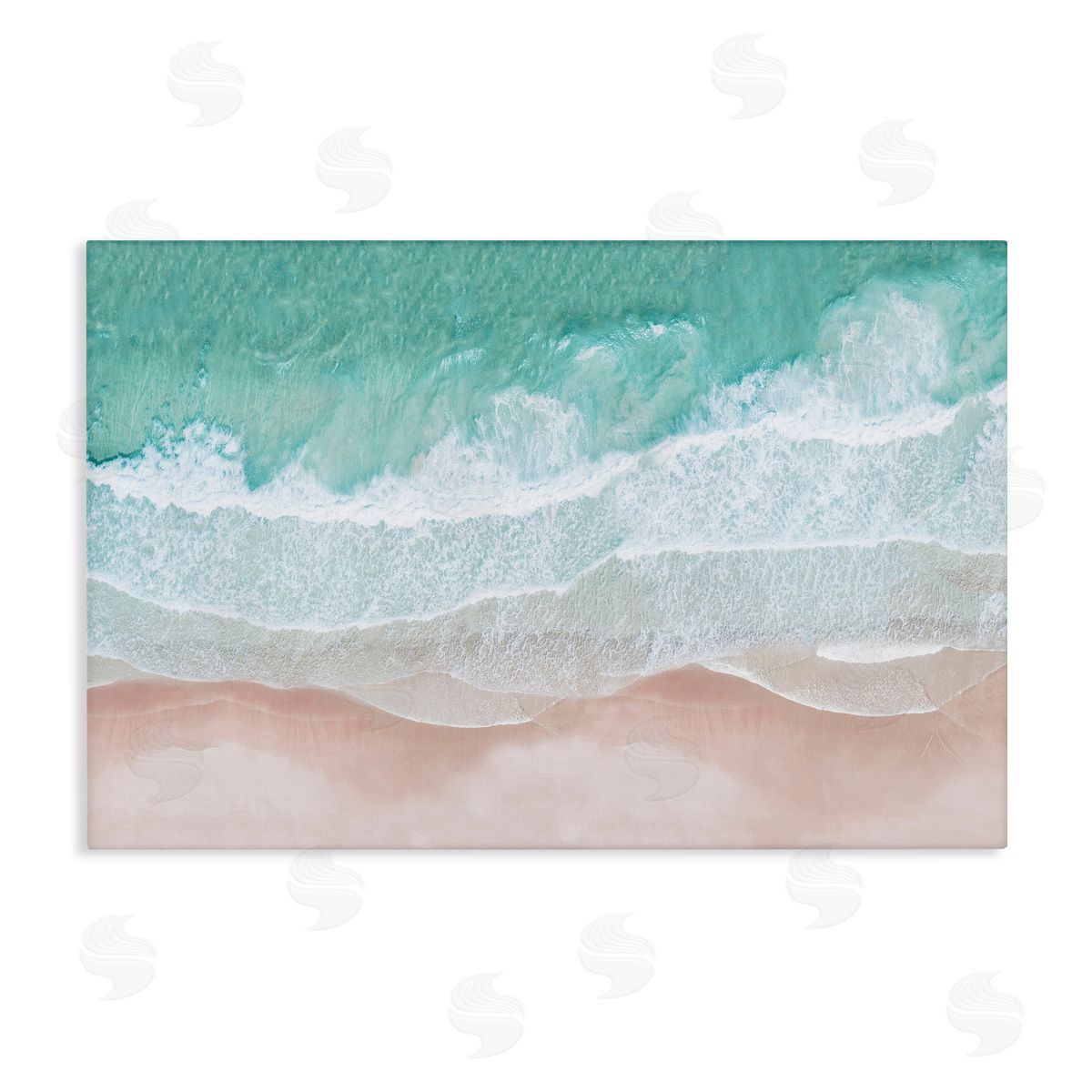 Aerial Sea View Canvas Wall Art, Home Decor by Sisi and Seb