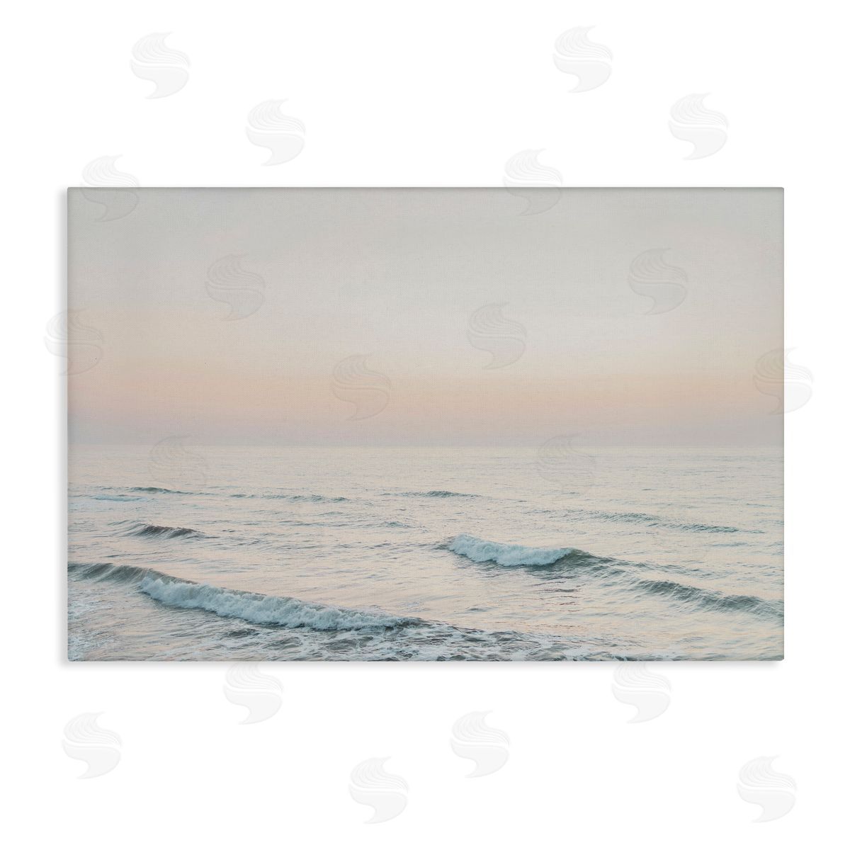 Rolling Waves At Dawn Canvas Wall Art, Home Decor by Sisi and Seb