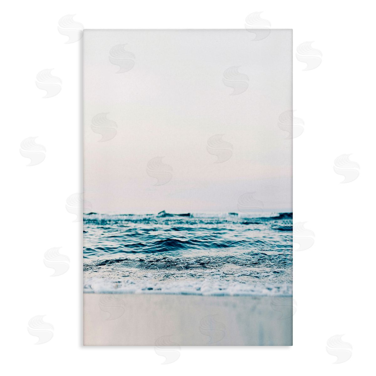 Subtle Beach Waves Canvas Wall Art, Home Decor by Sisi and Seb