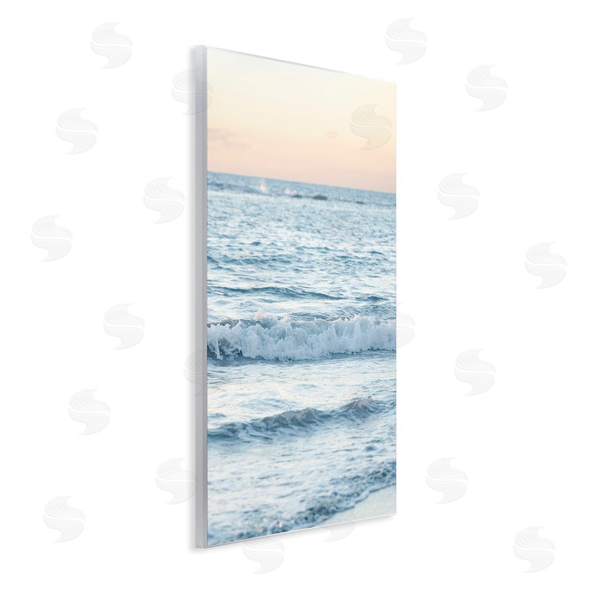 Sunset and Sea View Wood Plaque Wall Art, Home Decor by Sisi and Seb