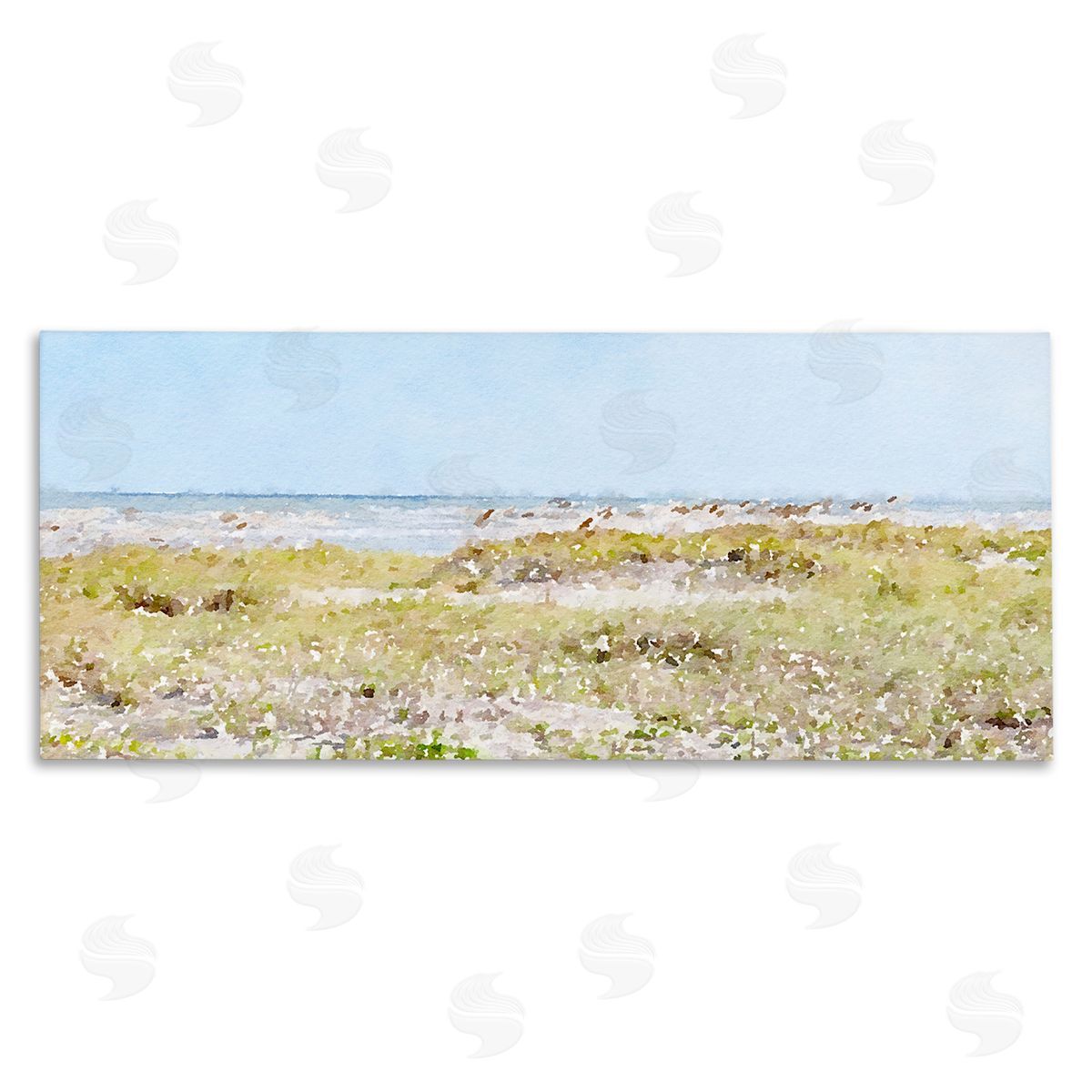 Eastern Beach Grass Canvas Wall Art, Home Decor by Stede Bonnett
