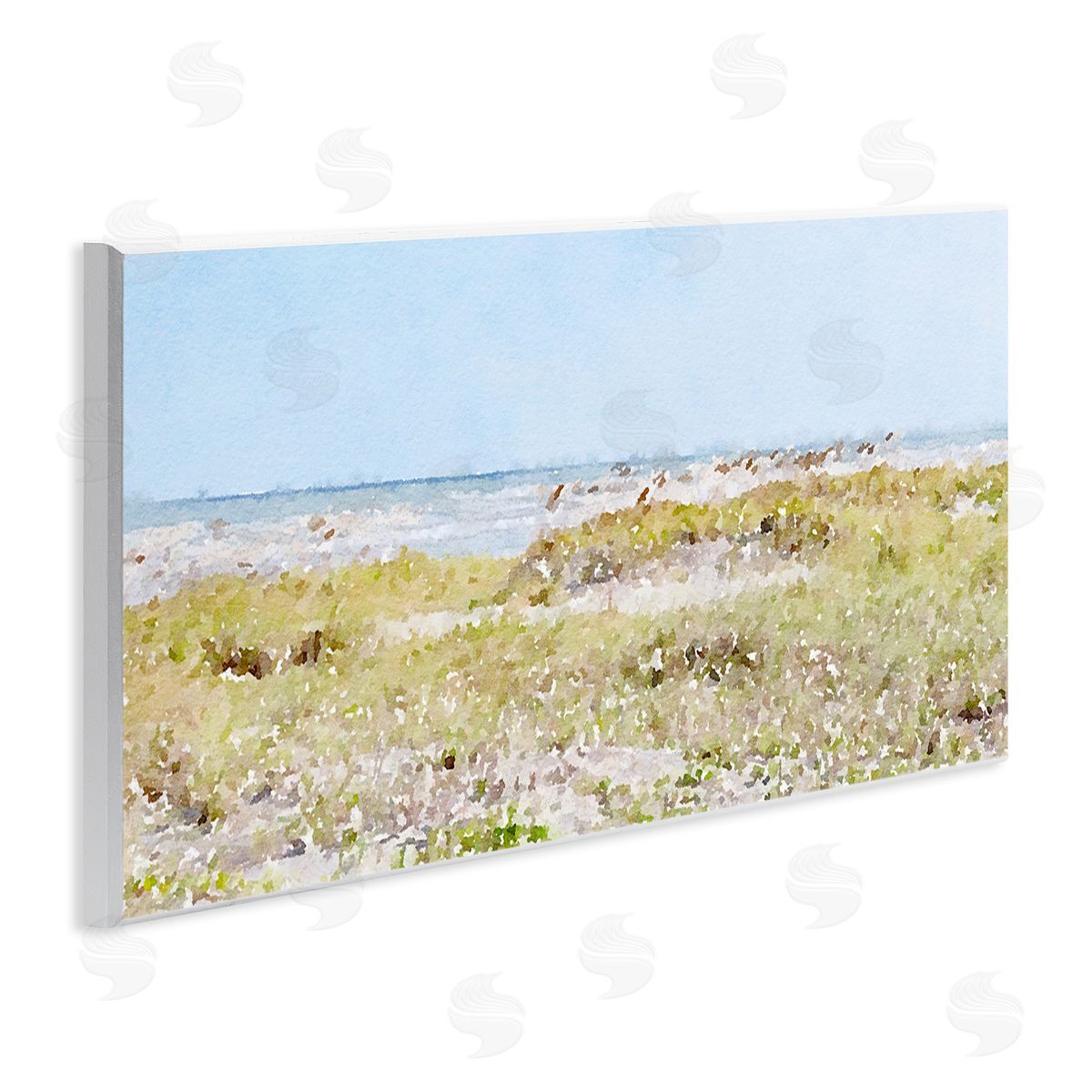 Eastern Beach Grass Wood Plaque Wall Art, Home Decor by Stede Bonnett