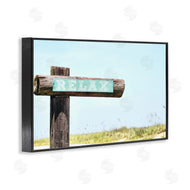 Gail Peck | Relax Sign on Beach