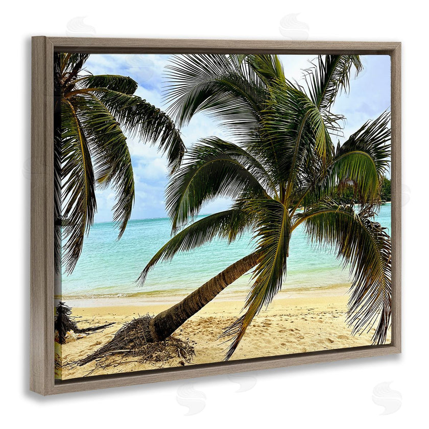 Kali Wilson | Leaning Palms on Beach
