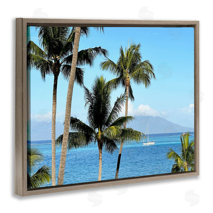 Kali Wilson | Palm Trees and Sailboat