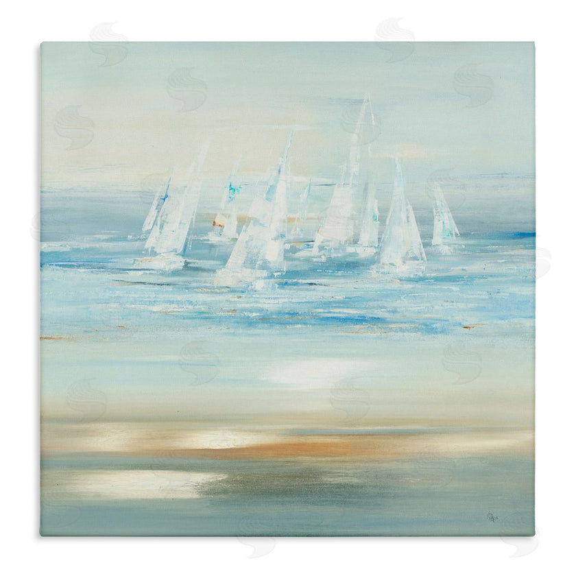 Lisa Ridgers | Brushed Sailboat Fleet