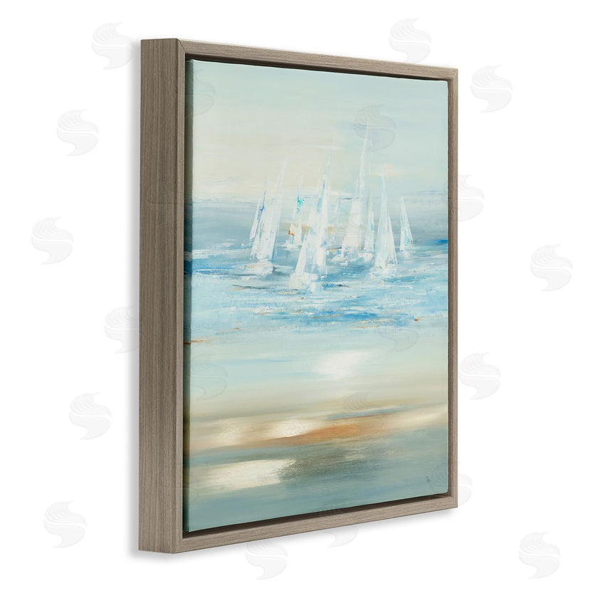 Lisa Ridgers | Brushed Sailboat Fleet