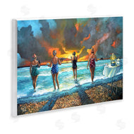 Ronald West | Elegant Ladies on Beach
