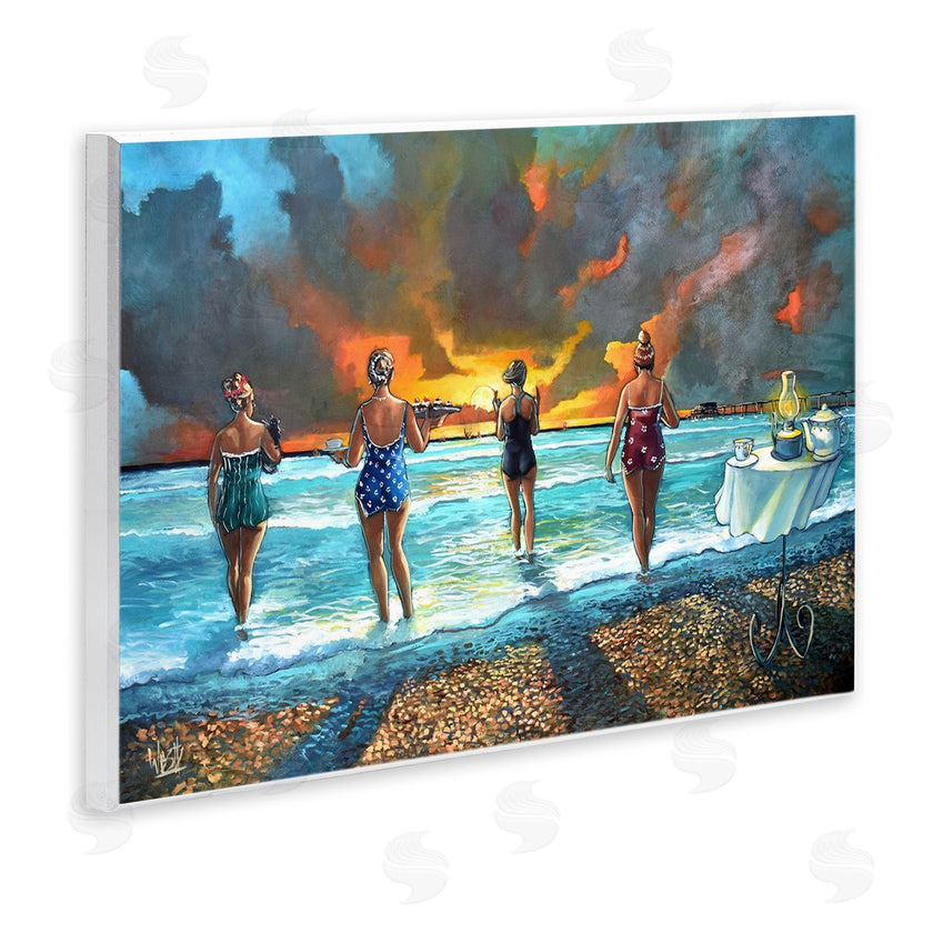 Ronald West | Elegant Ladies on Beach