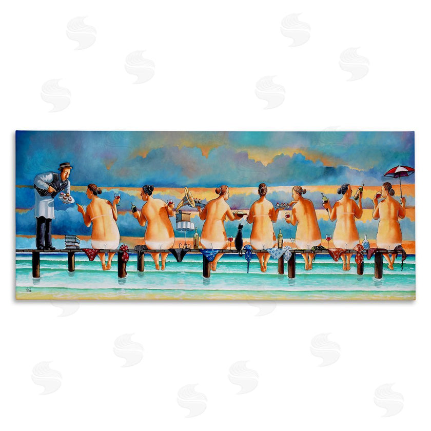 Ronald West | Ladies Enjoying Beach