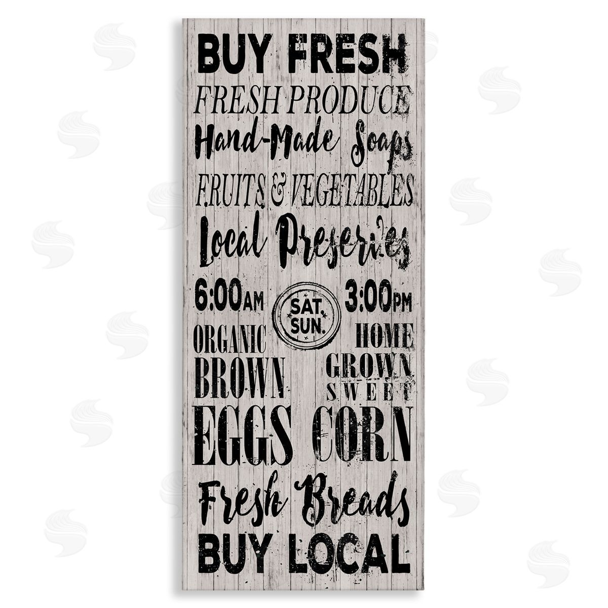 Buy Farm Fresh Canvas Wall Art, Home Decor by Elizabeth Medley