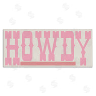 Sd Graphics Studio | Howdy Pink Text