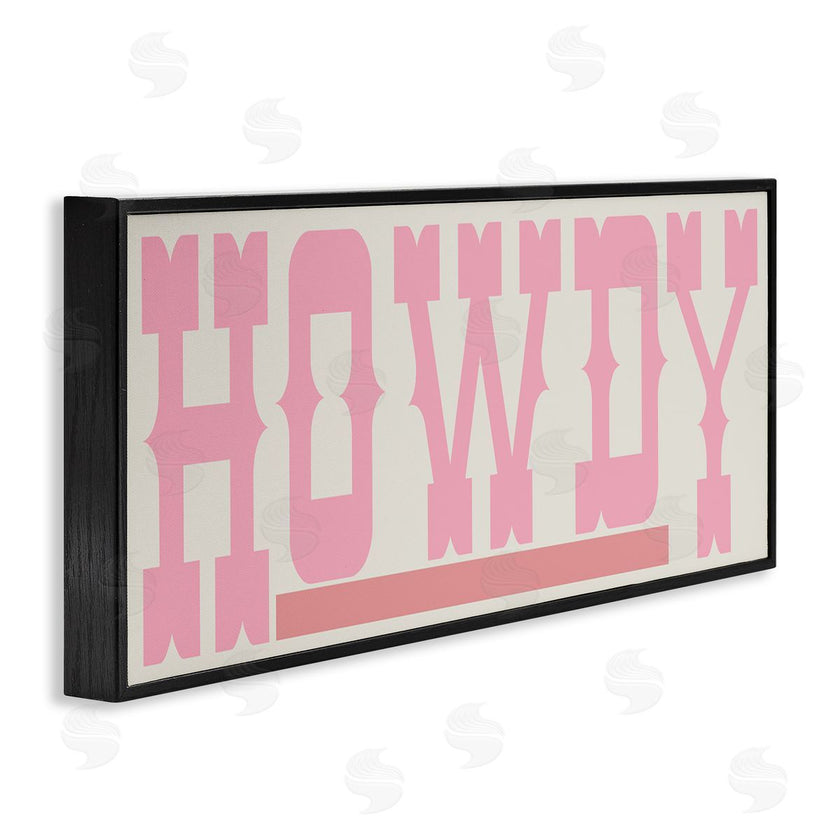 Sd Graphics Studio | Howdy Pink Text