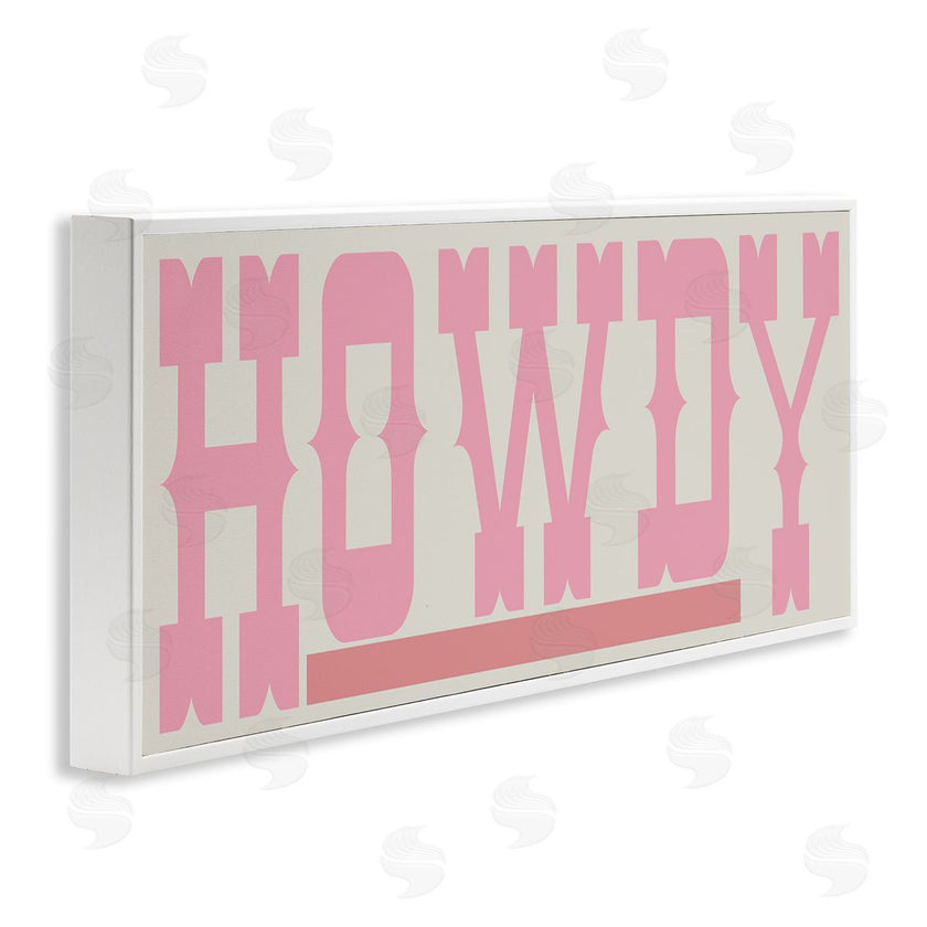 Sd Graphics Studio | Howdy Pink Text