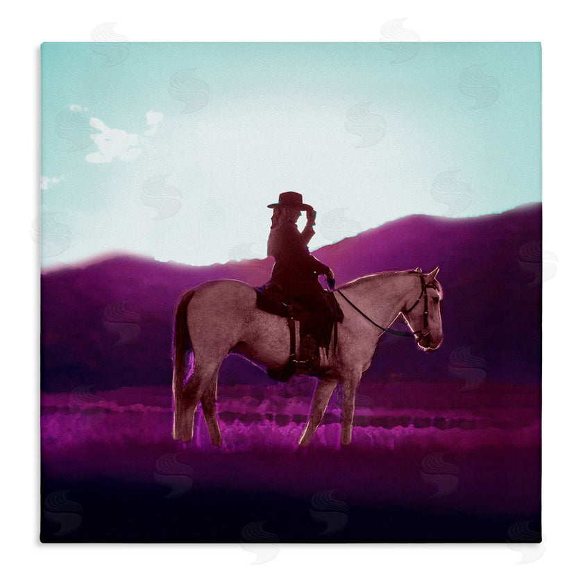 Sd Graphics Studio | Cowgirl and Purple Mountains