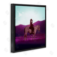 Sd Graphics Studio | Cowgirl and Purple Mountains
