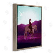 Sd Graphics Studio | Cowgirl and Purple Mountains