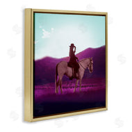 Sd Graphics Studio | Cowgirl and Purple Mountains