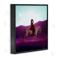 Sd Graphics Studio | Cowgirl and Purple Mountains