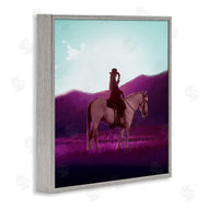 Sd Graphics Studio | Cowgirl and Purple Mountains