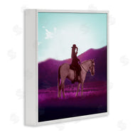 Sd Graphics Studio | Cowgirl and Purple Mountains