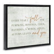 Natalie Carpentieri | Every Year Fall Phrase