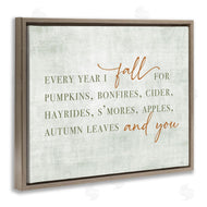 Natalie Carpentieri | Every Year Fall Phrase