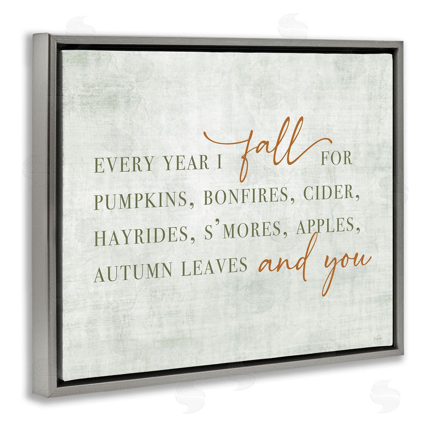 Natalie Carpentieri | Every Year Fall Phrase