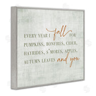 Natalie Carpentieri | Every Year Fall Phrase