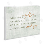Natalie Carpentieri | Every Year Fall Phrase