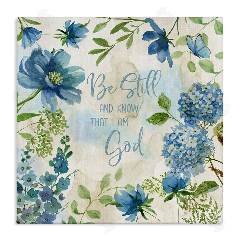 Nan | Be Still Floral Phrase