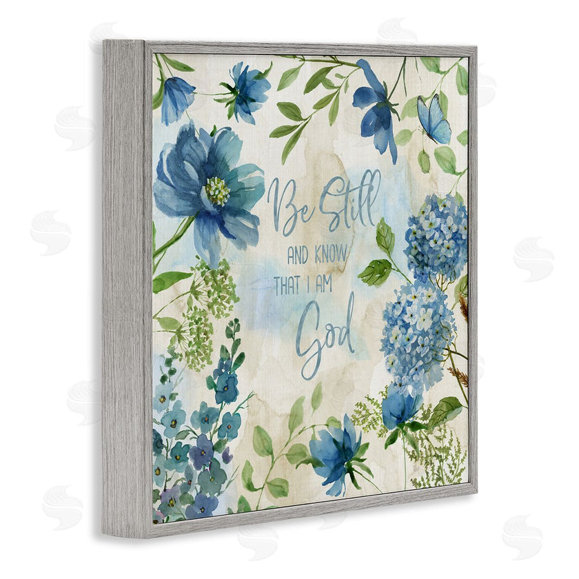 Nan | Be Still Floral Phrase