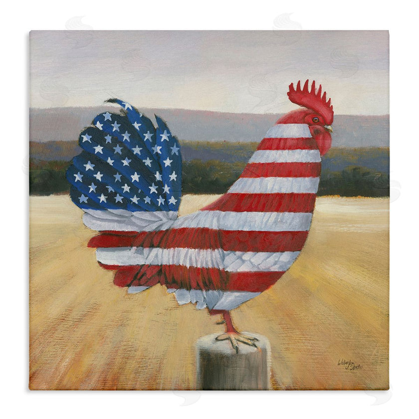 Wellington Studio | American Flag Rooster