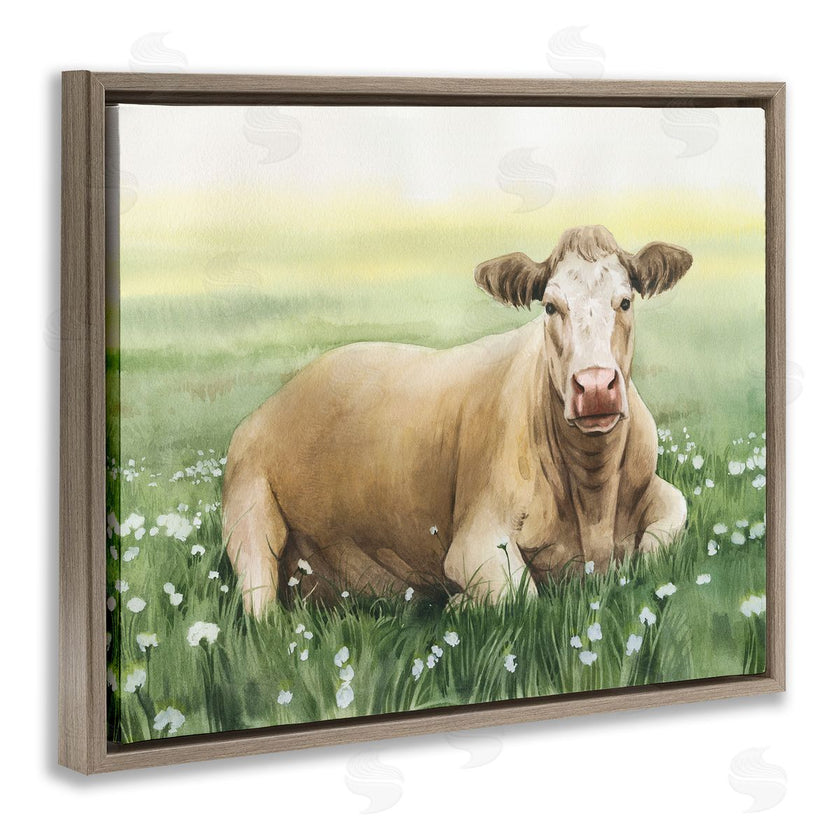 Grace Popp | Resting Beige Cow