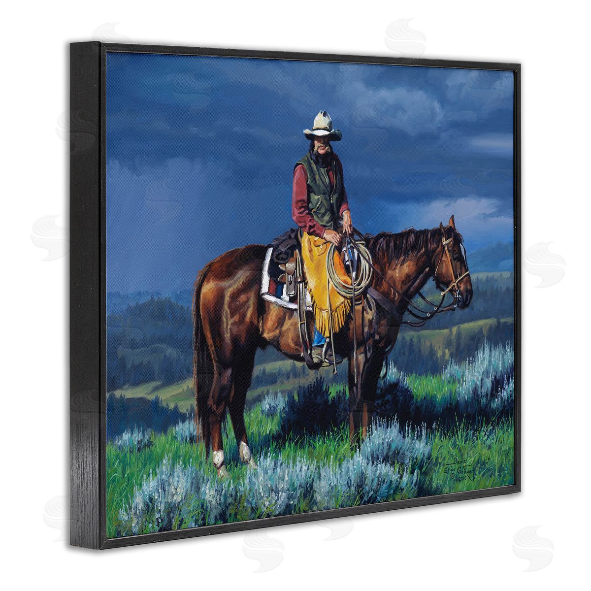 Before The Storm Black Frame Print Wall Art, Home Decor by David Graham