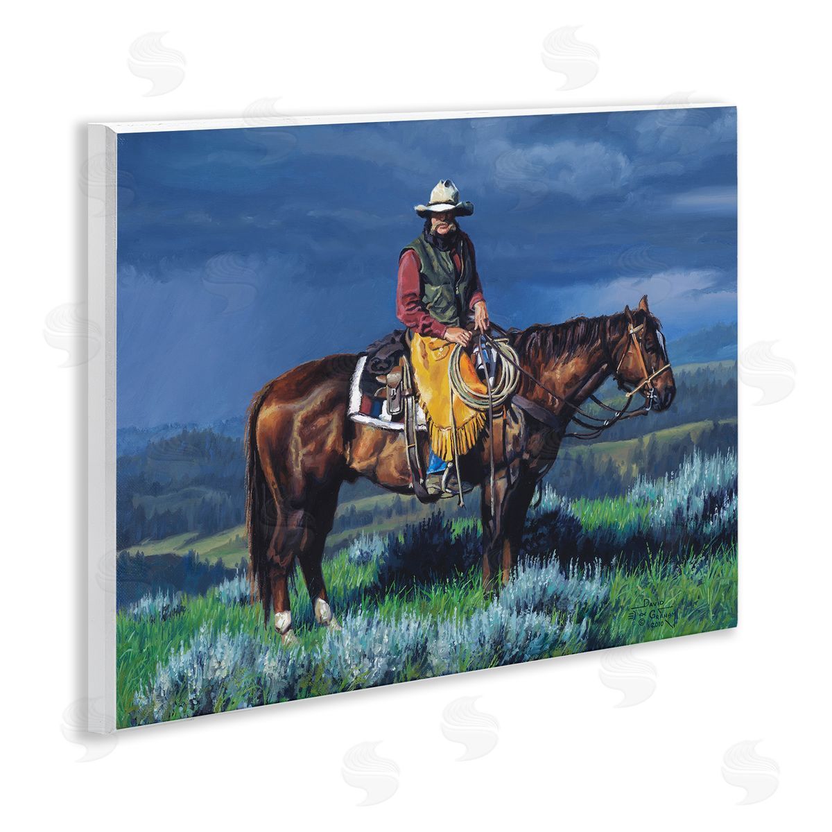 Before The Storm Wood Plaque Wall Art, Home Decor by David Graham