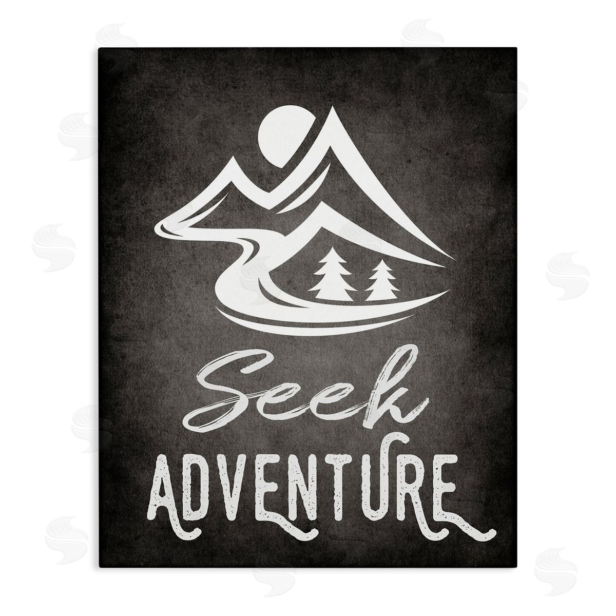 Seek Adventure Phrase Canvas Wall Art, Home Decor by Ashley Calhoun